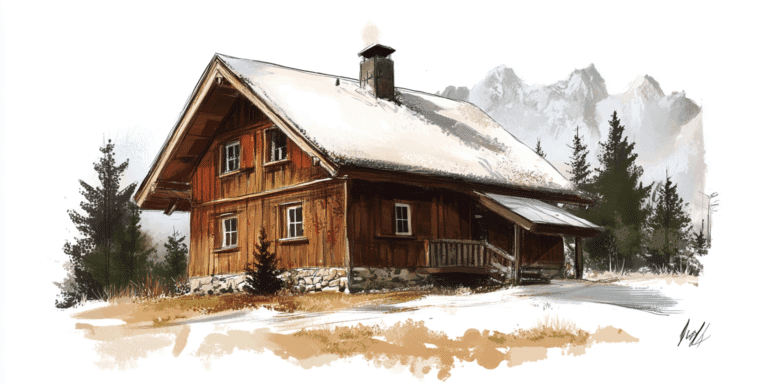 Chalet Clipart